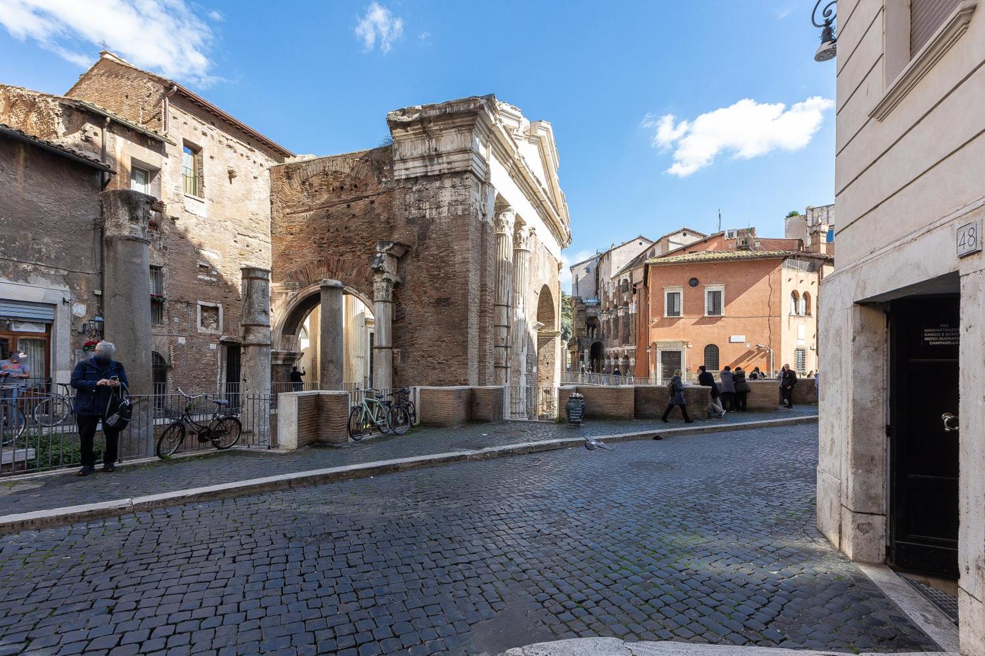 Ferienwohnung Amazing Elegant Jewish Ghetto Rom Exterior foto
